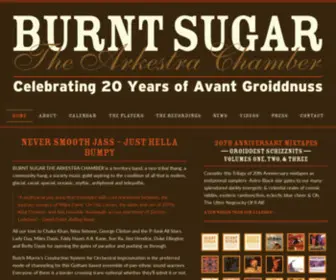 Burntsugarindex.com(Burnt Sugar The Arkestra Chamber) Screenshot