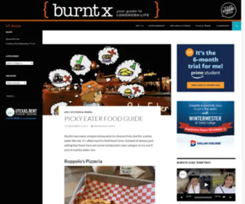 Burntx.com(Burnt X) Screenshot
