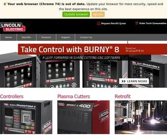 Burny.com(Plasma Cutters and Plasma Cutting Systems) Screenshot