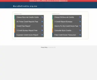 Burodecredito.org.mx(Burodecredito) Screenshot