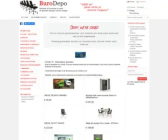 Burodepo.be(BuroDepo meubles et mobilier de bureau neufs et occasions nieuwe en occasie kantoormeubelen) Screenshot