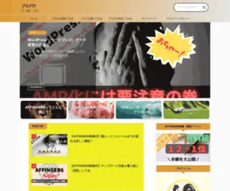 Burogu-Shiru.com(AFFINGER6　or　SWELL？) Screenshot