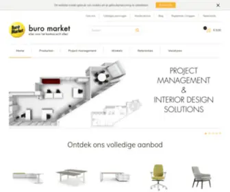 Buromarket.com(Uw partner voor uw projectinrichting) Screenshot