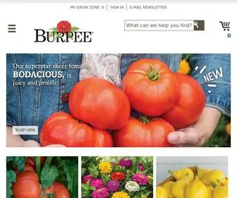 Burpee.com(Burpee Seeds and Plants) Screenshot