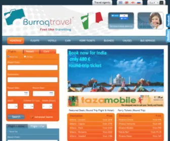 BurraqTravel.com(Burraq Travel) Screenshot
