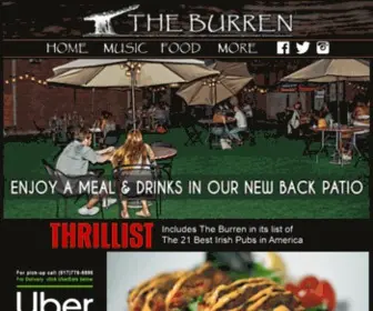 Burren.com(The Burren Irish Pub and Restaurant) Screenshot
