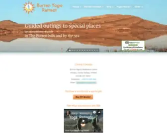 Burrenyoga.com(Burren Yoga Retreats Ireland) Screenshot