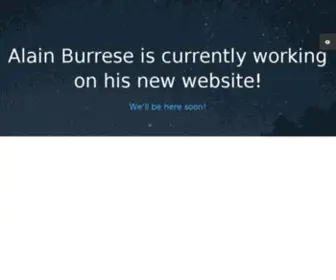 Burrese.com(Alain Burrese) Screenshot