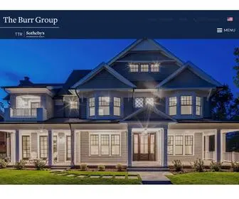 Burrgroup.com(Washington, DC and Montgomery County, MD Real Estate) Screenshot