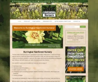 Burringbarrainforestnursery.com.au(Burringbar Rainforest Nursery) Screenshot