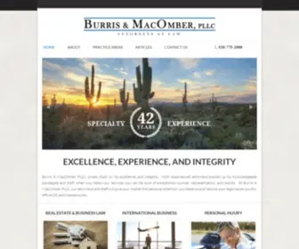 Burrismacomber.com(Burris & MacOmber) Screenshot