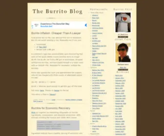 Burritoblog.com(Burrito Blog) Screenshot