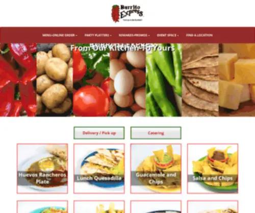 Burritoexpressinc.com(Burrito Express) Screenshot