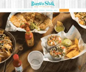 Burritoshak.com(Burrito Shak) Screenshot