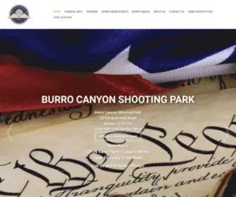 Burrocanyon.com(Burro Canyon Shooting Park) Screenshot