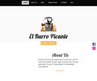 Burropicante.com(El Burro Picante) Screenshot