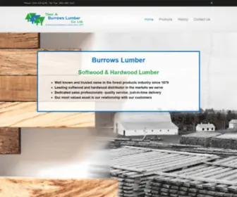 Burrowslumber.com(Burrow Lumber) Screenshot