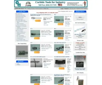 Burrs4Less.com(Carbide Tools for Industry Inc) Screenshot