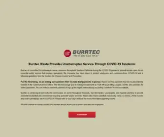 Burrtec.com(Home) Screenshot