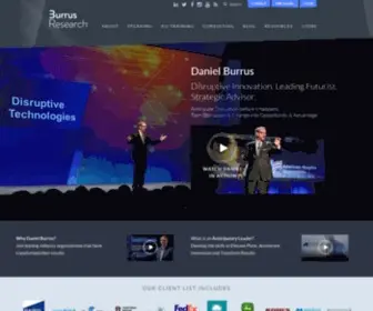 Burrus.com(Daniel Burrus) Screenshot