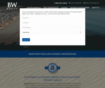 Burrwhite.com(Newport Beach Rentals) Screenshot