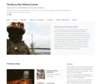 Burryman.com(The Burry Man Writers Center) Screenshot