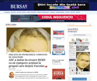 Bursa.ro(Ziarul BURSA) Screenshot