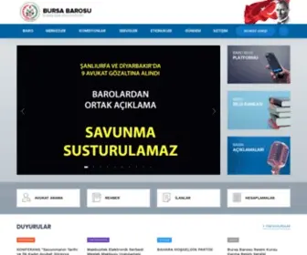 Bursabarosu.org.tr(BURSA BAROSU) Screenshot