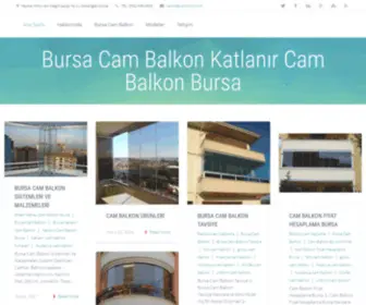 Bursacambalkon.com(Bursa cam balkon firmaları) Screenshot