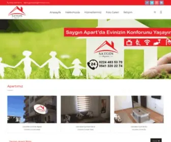 Bursagunlukkirala.com(Saygın Apart) Screenshot