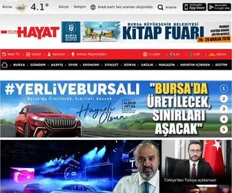 Bursahayat.com.tr(Bursa Hayat Gazetesi) Screenshot