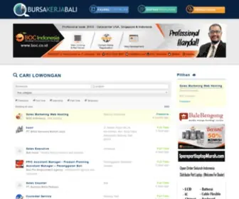 Bursakerjabali.com(Lowongan Kerja di Bali) Screenshot