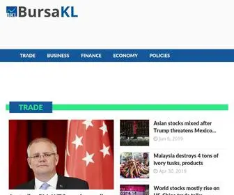 Bursakl.com(Malaysian Business) Screenshot