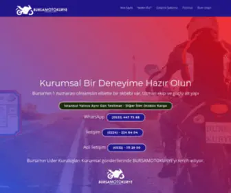 Bursamotokurye.com(Bursa Motor Kurye) Screenshot