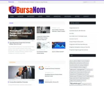 Bursanom.com(Bursanya Para Ekonom) Screenshot