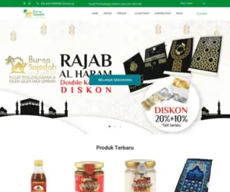 Bursasajadah.com(Jual berbagai macam pilihan busana dan perlengkapan muslim) Screenshot