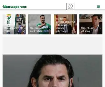 Bursasporum.com(Bursaspor) Screenshot