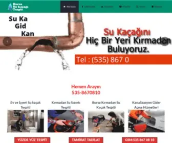 Bursasukacagitespit.com(Bursa Su Kaçak Tespiti) Screenshot