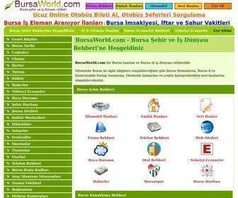 BursaWorld.com(şehir rehberi) Screenshot