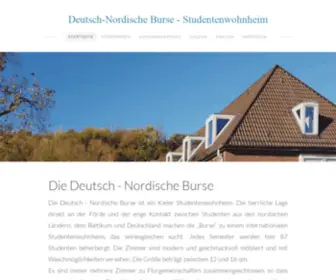 Burse.de(Deutsch-Nordische Burse) Screenshot