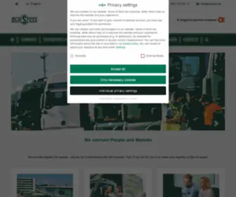 Bursped.de(Wir verbinden menschen und märkte wir machen logistik für menschen) Screenshot