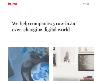 Burst-Digital.com(Burst wordt iO. Zo worden we je een échte end) Screenshot