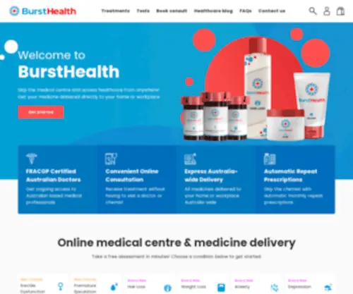 Burst.co(Burst Health) Screenshot