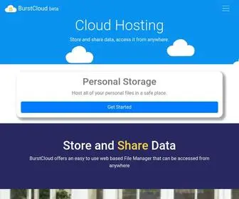 Burstcloud.co(Cloud Hosting) Screenshot