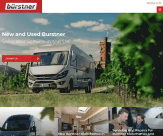 Burstner.co.uk(Burstner) Screenshot