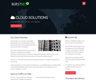 Burstnet.eu(Burstnet Multi Platform Cloud Solutions) Screenshot