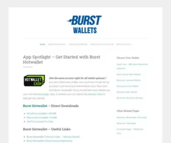 Burstwallet.io(This domain may be for sale) Screenshot