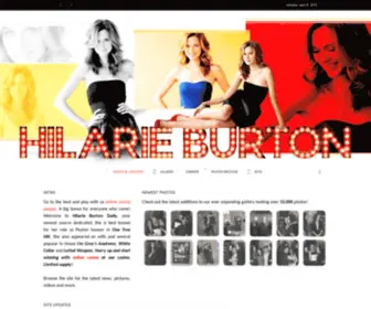 Burton-Hilarie.com(Hilarie Burton Daily) Screenshot