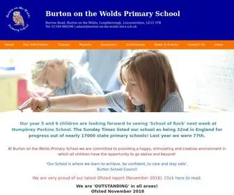 Burton-ON-The-Wolds-School.org(Burton on the Wolds Primary School) Screenshot