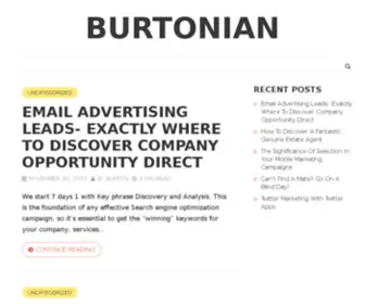 Burtonian.com(Premium Web Directory l Paid Directory l Burtonian Web Directory) Screenshot